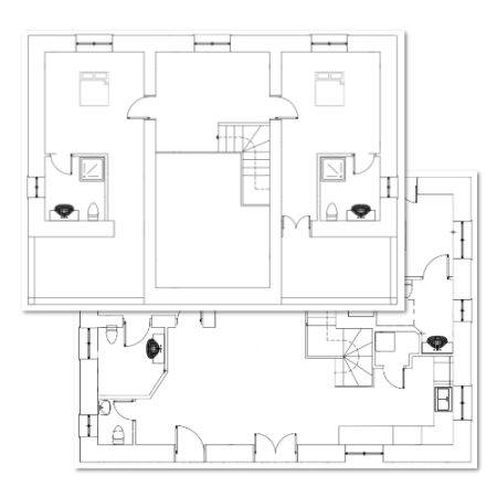 floor plan square